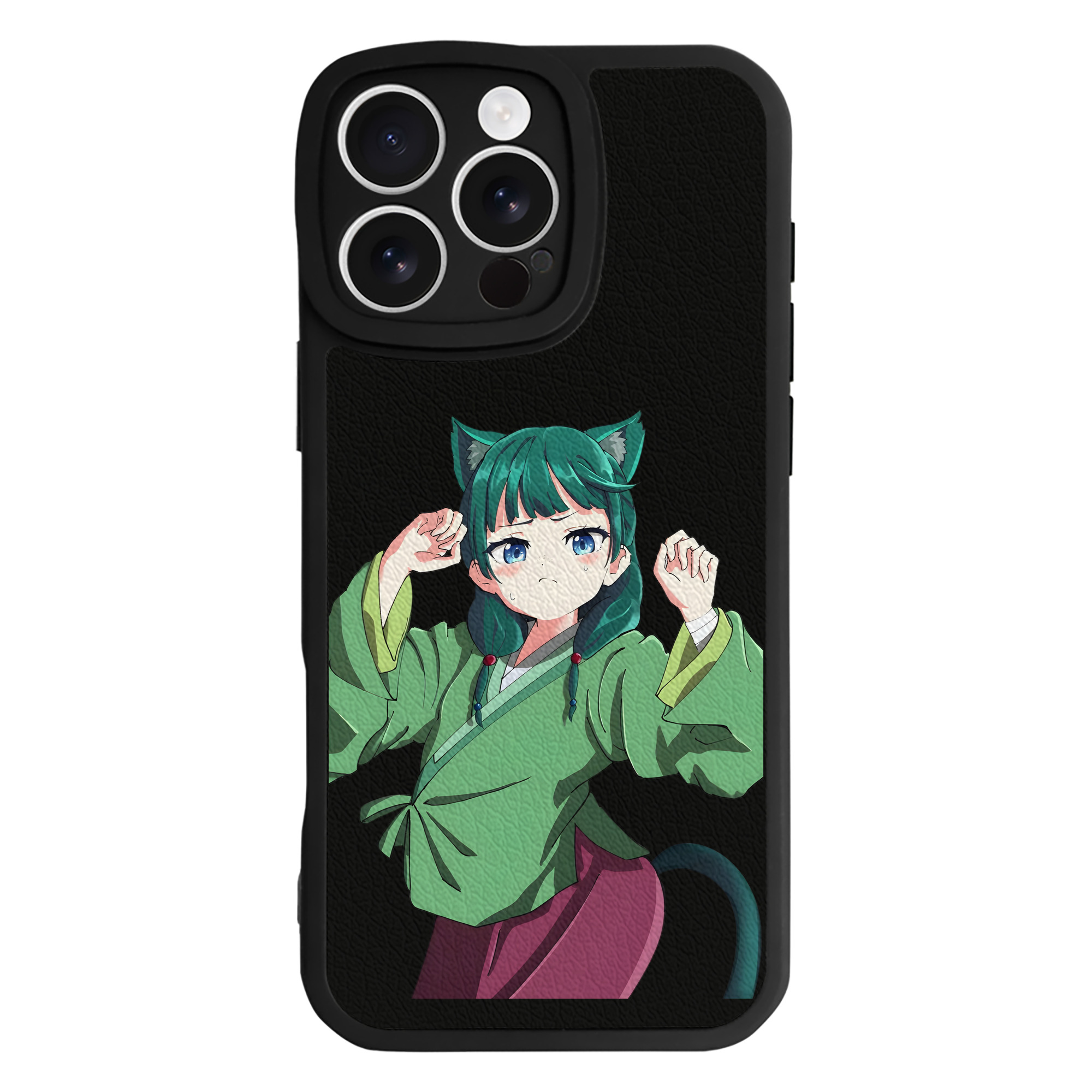 （画像用） 薬屋のひとりごと The Apothecary Diaries 【iPhone 16シリーズ対応】シリコンスマホケース（レザー調） 材質：シリコン